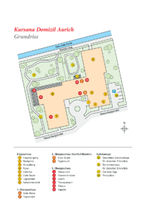 Lageplan Kursana Domizil Aurich