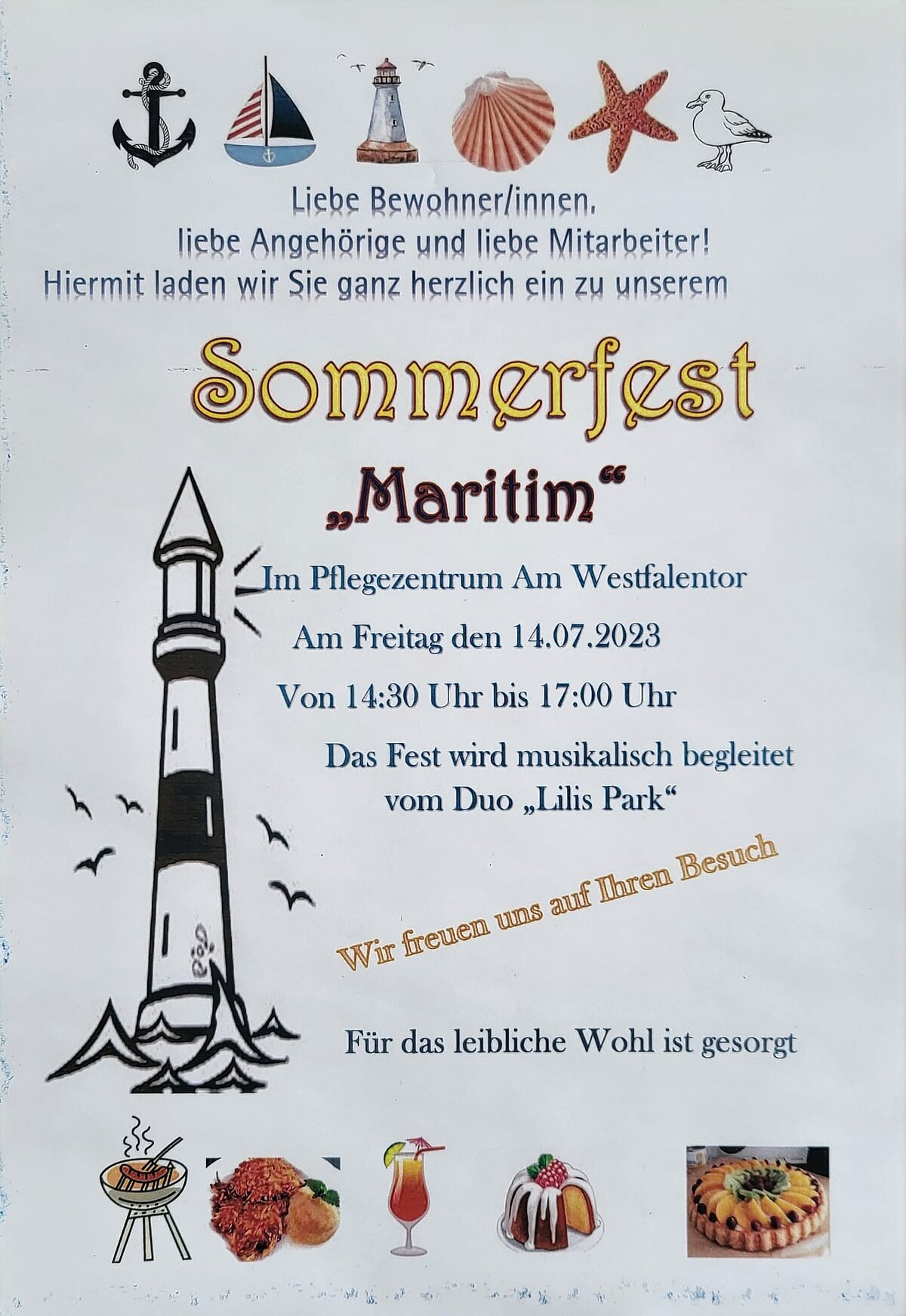 Plakat Sommerfest