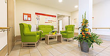 Das schöne Foyer im Pflegeheim Eschenburg 