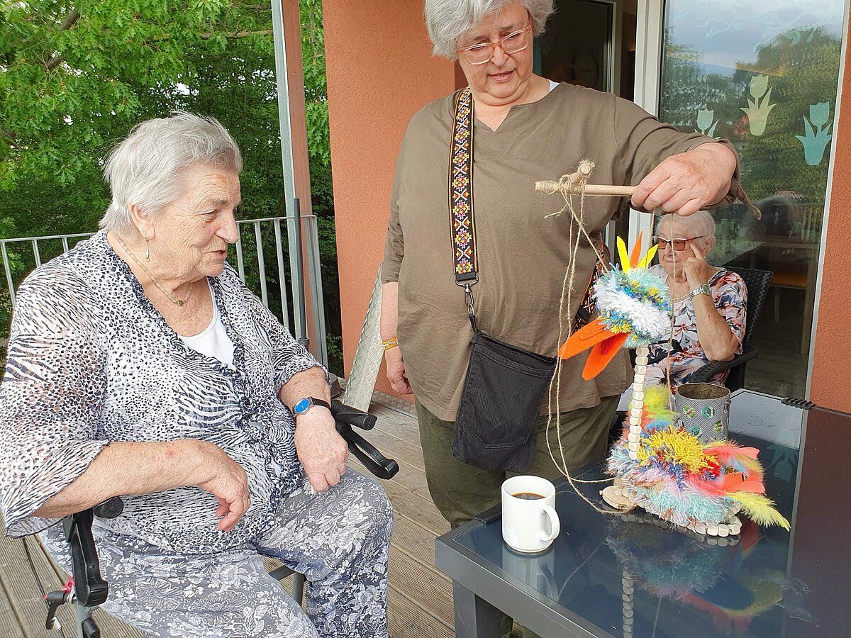 Puppenspiel bei uns im Haus