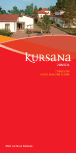 Flyer Kursana Domizil Torgelow - Haus Waldsiedlung
