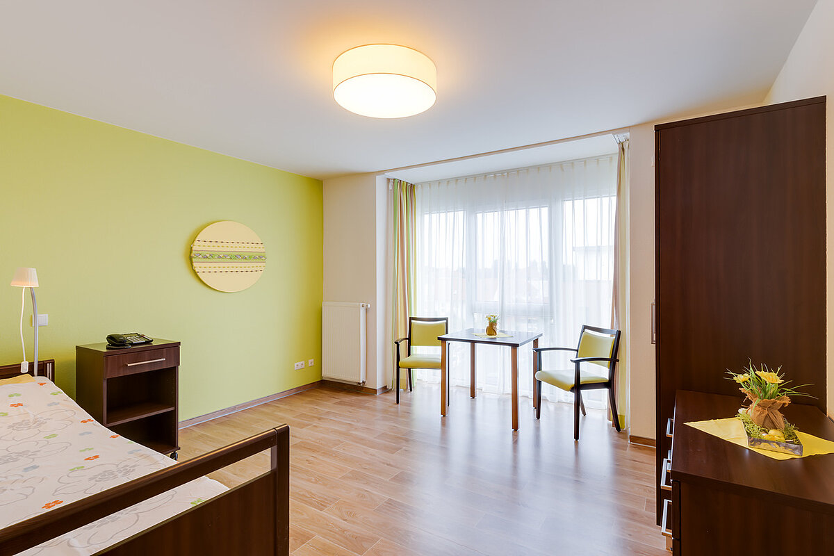 Einzelzimmer im Seniorenzentrum Lindencarre