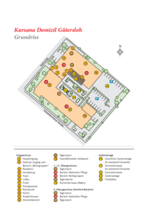 Lageplan Kursana Domizil Gütersloh