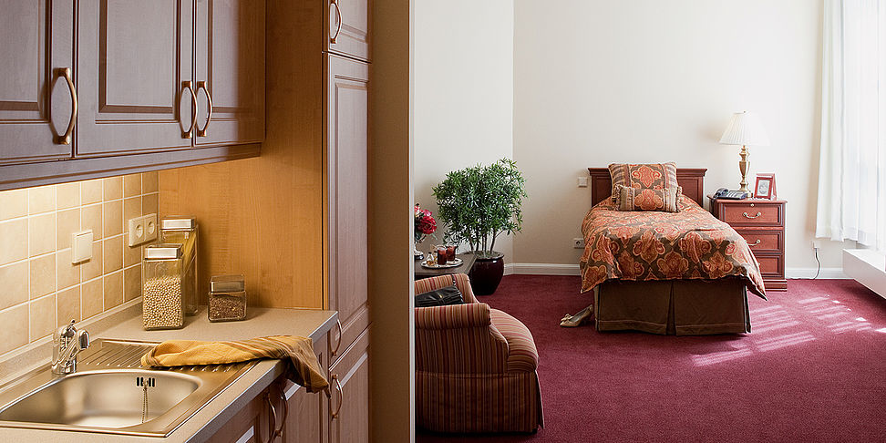 Das stilvolle Appartement im betreuten Wohnen Bonn
