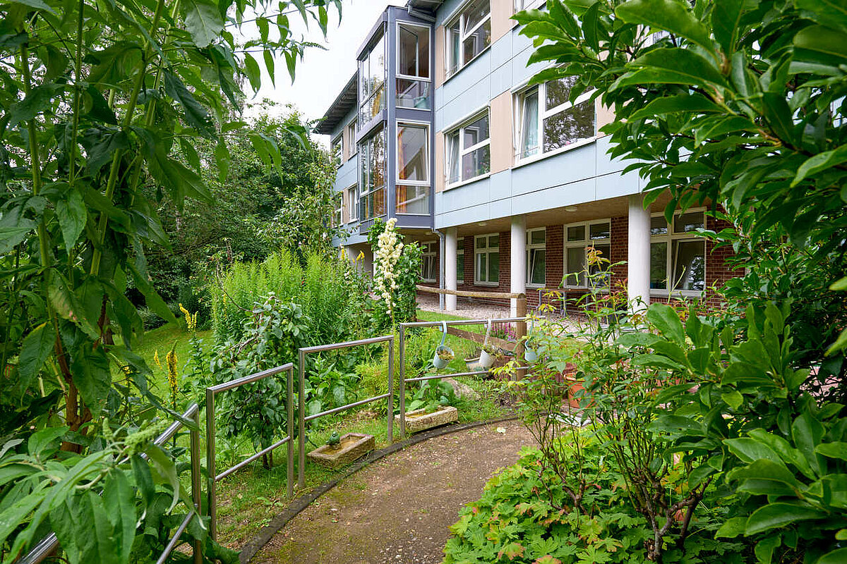 Gartenanlage im Seniorenheim Blocksberg