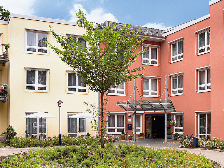 Das Pflegeheim Bremen in der Frontalansicht