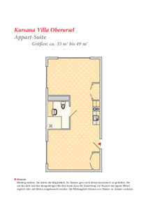 Appart-Suite ca. 35-49 qm