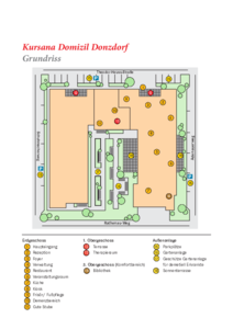 Lageplan Kursana Domizil Donzdorf