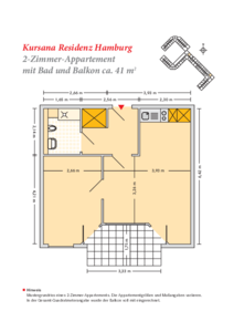 2 Zimmer (41 qm)