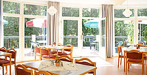 Das einladende und stilvolle Restaurant im Pflegeheim Rüstow - Haus Pulverhof