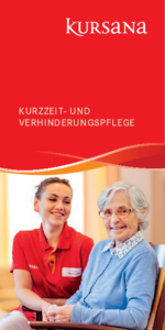 Flyer Kurzzeitpflege und Verhinderungspflege