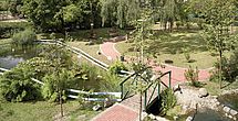 Der wunderschoene Garten des Pflegeheims Eisenhuettenstadt