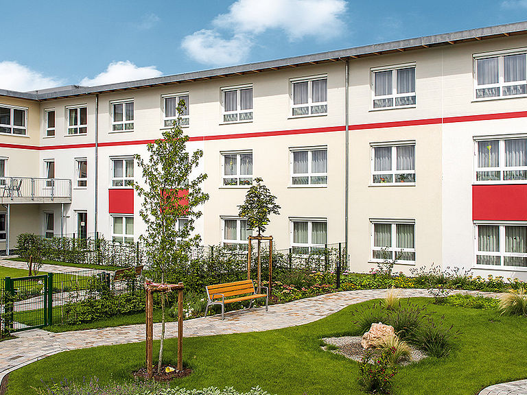 Das Pflegeheim Otzberg in der Frontalansicht