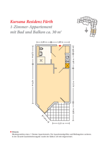 1 Zimmer (30 qm)