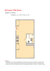 Appart-Suite ca. 39-41 qm