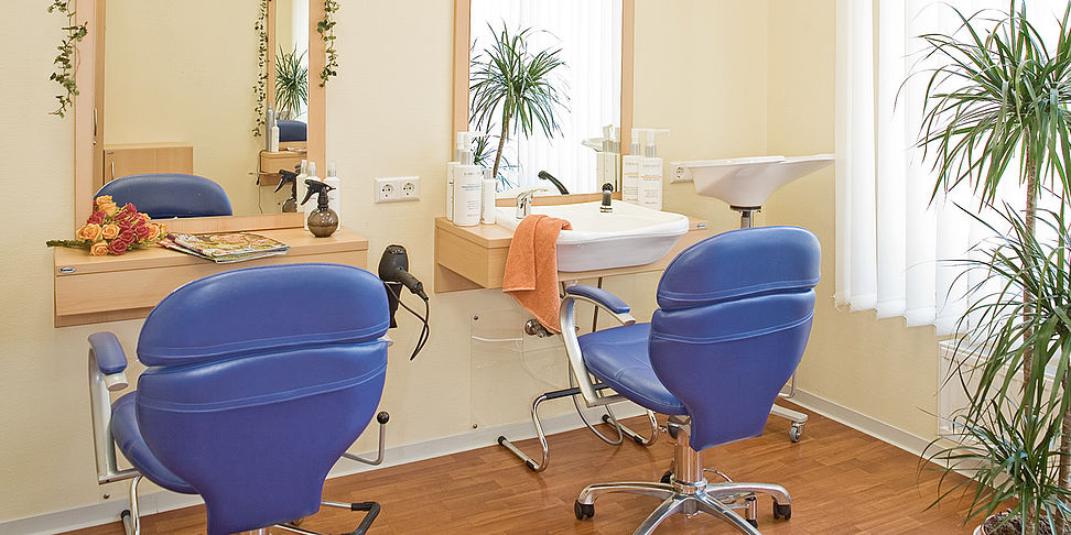 Im Pflegeheim Oststeinbekbefindet sich ein Friseursalon.