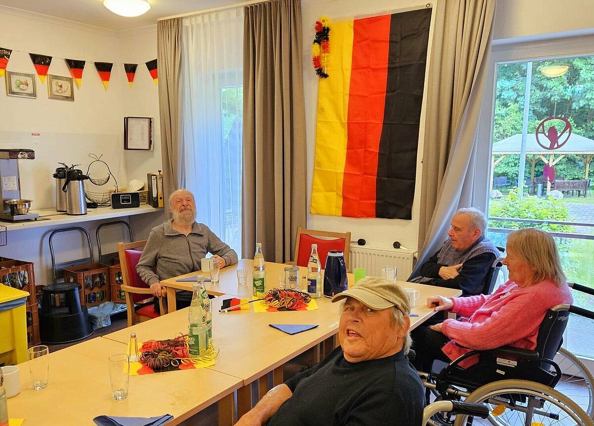 Alles fertig für die EM Feier!