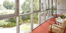 Der schoene Flur im Pflegeheim Stralendorf