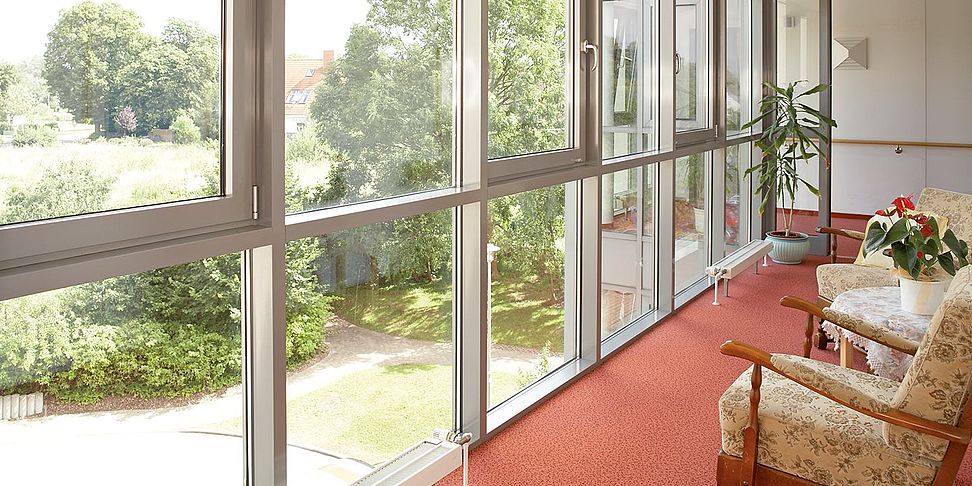 Der schoene Flur im Pflegeheim Stralendorf