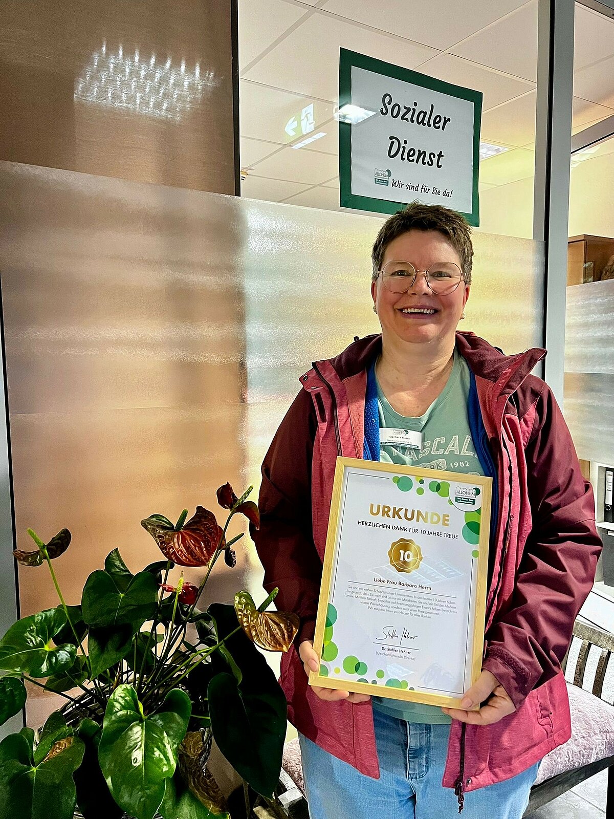 10 jähriges Jubiläum Barbara Herrn