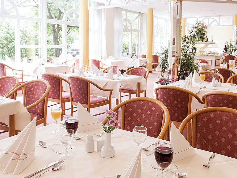 Das einladende Restaurant im betreuten Wohnen Hamburg