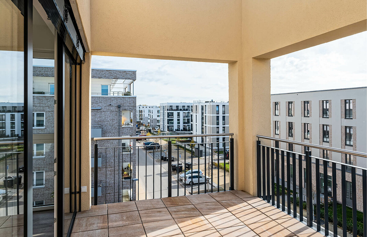 Balkon der Alloheim Senioren-Residenz "An den Waisengärten" in Schwerin