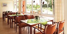 Das einladende und stilvolle Restaurant im Pflegeheim Bitterfeld