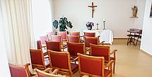 Das Pflegeheim Kuenzell bietet Raum für Gottesdienste im Andachtsraum