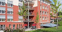 Das Pflegeheim Lappersdorf in der Frontalansicht