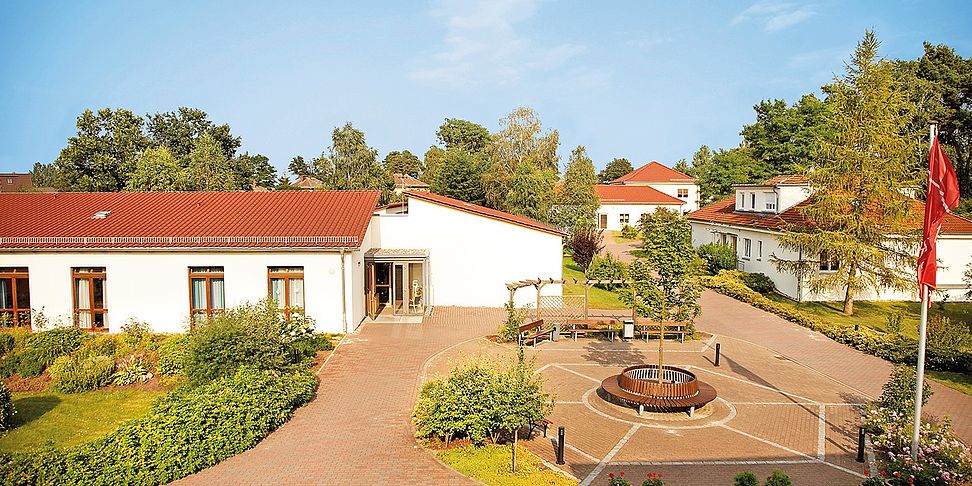 Das Pflegeheim Torgelow - Haus Waldsiedlung in der Frontalansicht