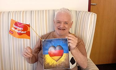 Auch im Kursana Domizil Aalen dreht sich aktuell vieles um den Fußball. 