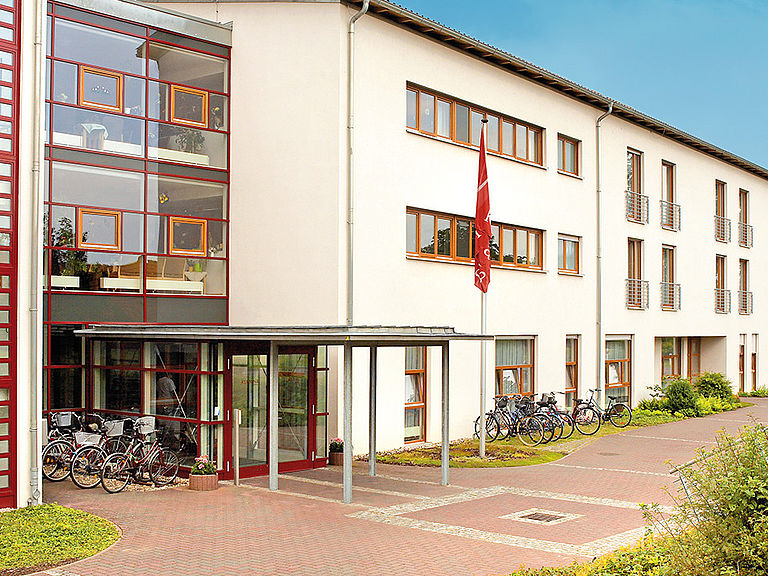Das Pflegeheim Torgelow in der Frontalansicht