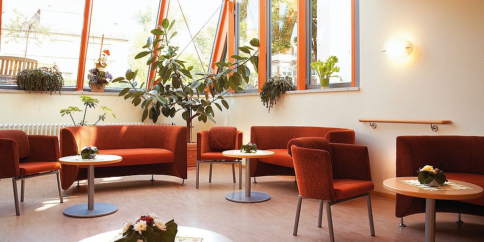 Das schöne Foyer im Pflegeheim Bitterfeld