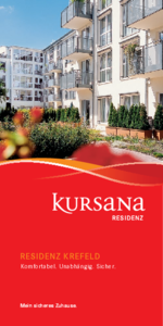 Flyer Kursana Residenz Krefeld