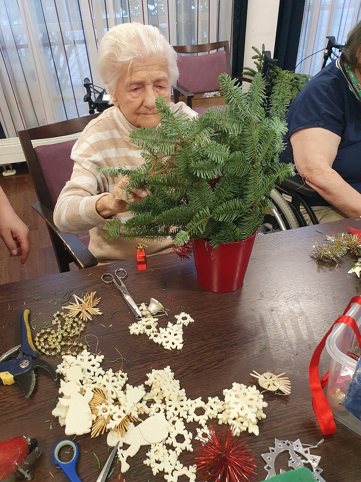 Adventsgestecke basteln
