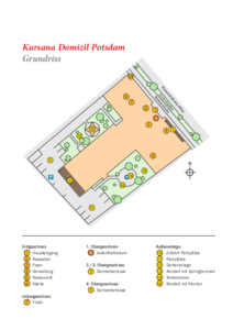 Lageplan Kursana Domizil Potsdam