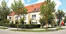 Das Pflegeheim Bobingen in der Frontalansicht