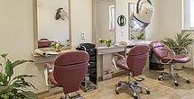 Hauseigener Friseursalon im Pflegeheim Kürten.