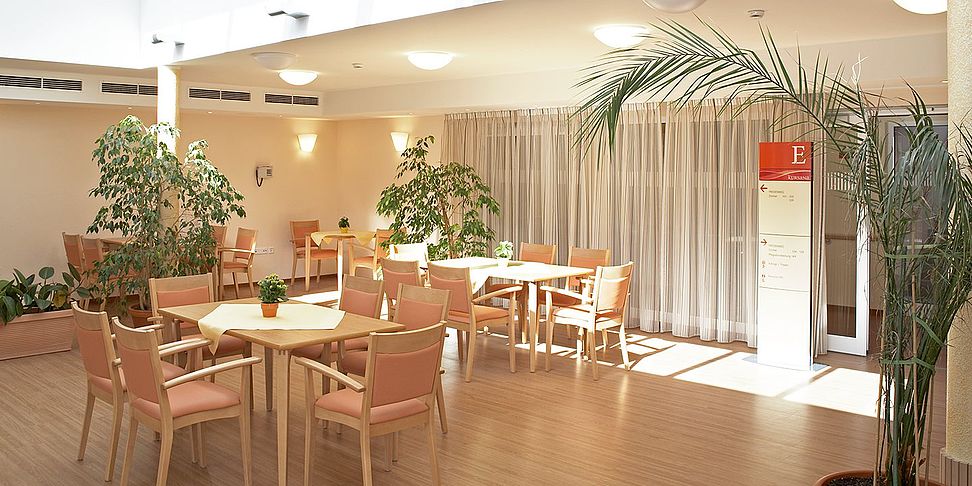 Das schöne Foyer im Pflegeheim Greifswald Haus Rubenow