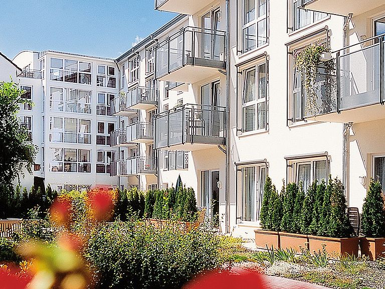 Kursana Residenz Krefeld in der Frontalansicht