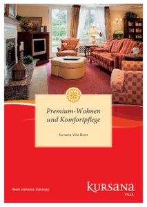 Kursana Villa Broschüre Beispiel Bonn