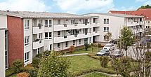 Das Pflegeheim Grimmen in der Frontalansicht