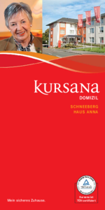 Flyer Kursana Domizil Schneeberg